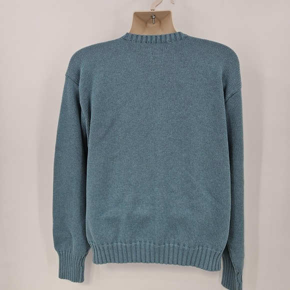 Polo Ralph Lauren Sweater Men XXL Blue Cotton Knit Heritage Holiday Preppy Dad - Picture 3 of 11